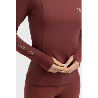 T-shirt technique Harcour Calista femme Vigne Bordeaux