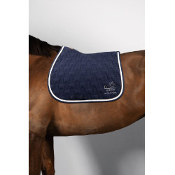 Tapis de Selle Harcour CSIO La Baule Quarzine Marine Bleu marine