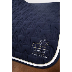 Tapis de Selle Harcour CSIO La Baule Quarzine Marine Bleu marine