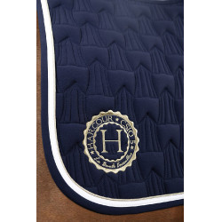 Tapis de Selle Harcour CSIO La Baule Quarzine Marine Bleu marine