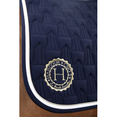 Tapis de Selle Harcour CSIO La Baule Quarzine Marine Bleu marine