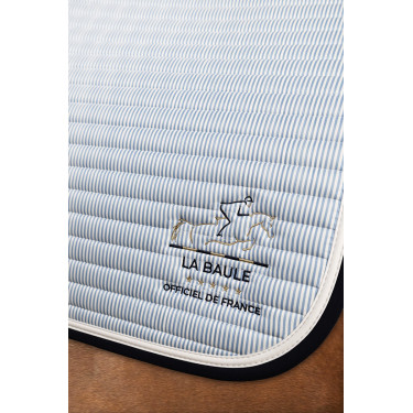 Tapis de Selle Harcour CSIO La Baule Quarzine Marinière ciel Bleu Tapis de Selle Harcour CSIO La Baule Quarzine Marinière ciel Bleu