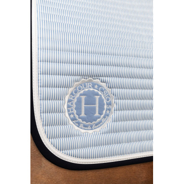 Tapis de Selle Harcour CSIO La Baule Quarzine Marinière ciel Bleu Tapis de Selle Harcour CSIO La Baule Quarzine Marinière ciel Bleu