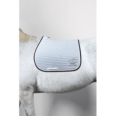 Tapis de Selle Harcour CSIO La Baule Quarzine Marinière ciel Bleu Tapis de Selle Harcour CSIO La Baule Quarzine Marinière ciel Bleu