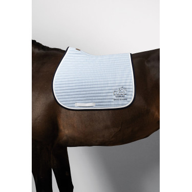 Tapis de Selle Harcour CSIO La Baule Quarzine Marinière ciel Bleu Tapis de Selle Harcour CSIO La Baule Quarzine Marinière ciel Bleu