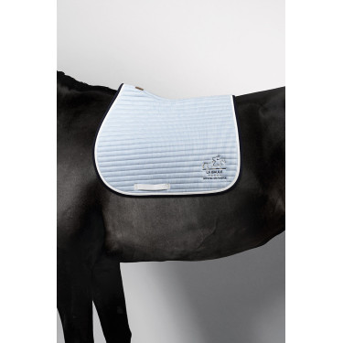 Tapis de Selle Harcour CSIO La Baule Quarzine Marinière ciel Bleu Tapis de Selle Harcour CSIO La Baule Quarzine Marinière ciel Bleu