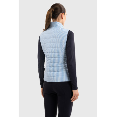 Mouwloos vest Harcour Quickstara Reversible Dames CSIO La Baule Marine / marinière hemelblauw Marineblauw Mouwloos vest Harcour Quickstara Reversible Dames CSIO La Baule Marine / marinière hemelblauw Marineblauw