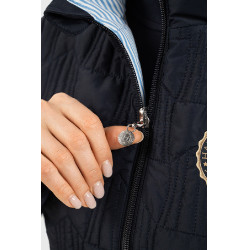 Veste sans manches Harcour Quickstara Reversible Femme CSIO La Baule Marine / marinière ciel Bleu marine Veste sans manches Harcour Quickstara Reversible Femme CSIO La Baule Marine / marinière ciel Bleu marine