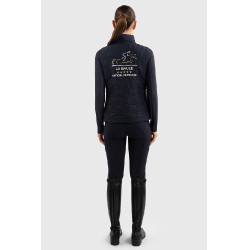Veste sans manches Harcour Quickstara Reversible Femme CSIO La Baule Marine / marinière ciel Bleu marine Veste sans manches Harcour Quickstara Reversible Femme CSIO La Baule Marine / marinière ciel Bleu marine