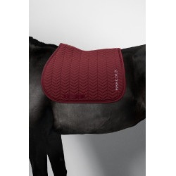 Tapis de selle Harcour Cobalt Vigne Bordeaux