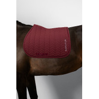 Tapis de selle Harcour Cobalt Vigne Bordeaux