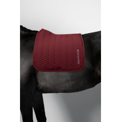 Tapis de selle Harcour Cobalt Vigne Bordeaux