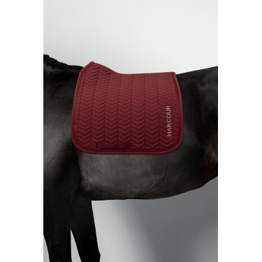 Tapis de selle Harcour Cobalt Vigne Bordeaux