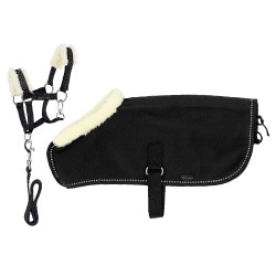 Set Mini licol+couverture Pony Academy Noir