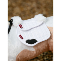 Amortisseur en laine de mouton LeMieux mérinos Toy Pony Blanc