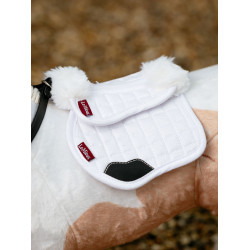Amortisseur en laine de mouton LeMieux mérinos Toy Pony Blanc Amortisseur en laine de mouton LeMieux mérinos Toy Pony Blanc