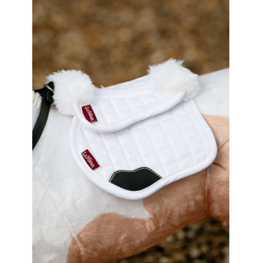 Amortisseur en laine de mouton LeMieux mérinos Toy Pony Blanc Amortisseur en laine de mouton LeMieux mérinos Toy Pony Blanc