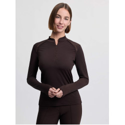 Lichtgewicht Base Layer LeMieux Brilliance Heyden dames Espresso Bruin