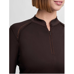 Base Layer léger LeMieux Brilliance Heyden femme Espresso Marron
