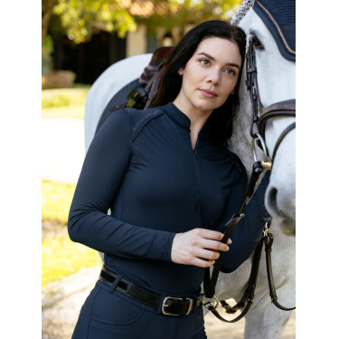Lichtgewicht Base Layer LeMieux Brilliance Heyden dames Marine Marineblauw