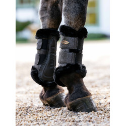 Guêtres souples LeMieux bordure polaire Brilliance Noir