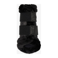 Guêtres souples LeMieux bordure polaire Brilliance Noir