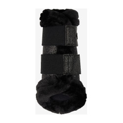 Zachte LeMieux peesbeschermers met fleece rand Brilliance Zwart