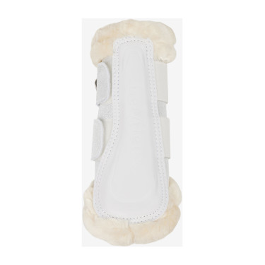 Guêtres souples LeMieux bordure polaire Brilliance Blanc Guêtres souples LeMieux bordure polaire Brilliance Blanc