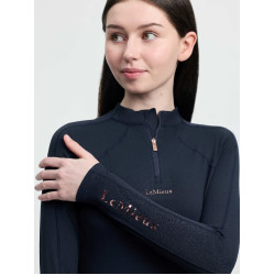 LeMieux Sparkle Young Rider ondershirt Marine Marineblauw LeMieux Sparkle Young Rider ondershirt Marine Marineblauw