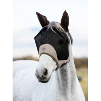 Masque anti-mouches LeMieux Kudos AeroGuard Half Pecan Beige