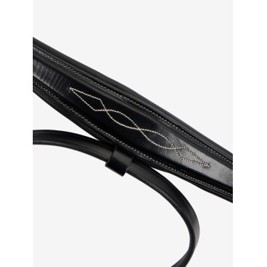 Muserolle de compétition LeMieux Kudos Noir / argent