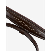 Muserolle LeMieux Kudos de compétition Havane / laiton Marron