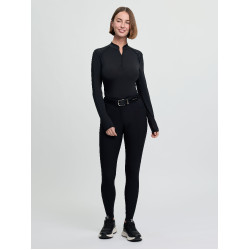 Pantalon d'équitation LeMieux à basanes silicone Brilliance femme Noir Pantalon d'équitation LeMieux à basanes silicone Brilliance femme Noir