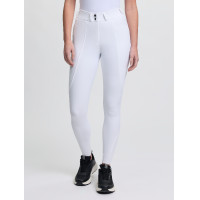 Pantalon d'équitation LeMieux à basanes silicone Brilliance femme Blanc