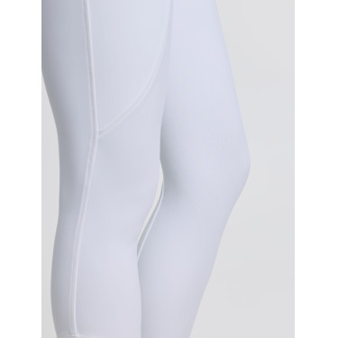 Pantalon d'équitation LeMieux à basanes silicone Brilliance femme Blanc Pantalon d'équitation LeMieux à basanes silicone Brilliance femme Blanc