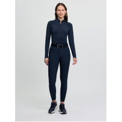 Damesrijbroek LeMieux Brilliance met siliconen zitvlak Marine Marineblauw Damesrijbroek LeMieux Brilliance met siliconen zitvlak Marine Marineblauw