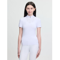 Polo de concours manches courtes Young Rider LeMieux Brilliance Livvy Blanc Polo de concours manches courtes Young Rider LeMieux Brilliance Livvy Blanc