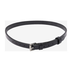 Sangle LeMieux Kudos Flash en cuir verni Noir / argent