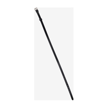 Sangle LeMieux Kudos Flash en cuir verni Noir / argent