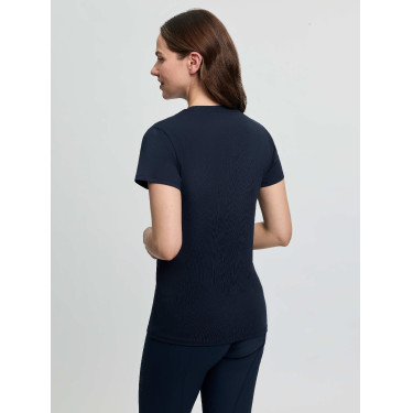 T-shirt LeMieux Brilliance manches courtes femme Marine Bleu marine T-shirt LeMieux Brilliance manches courtes femme Marine Bleu marine