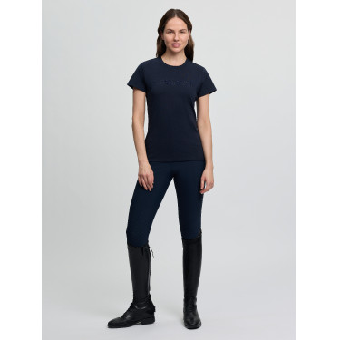 LeMieux Brilliance dames T-shirt met korte mouwen Marine Marineblauw