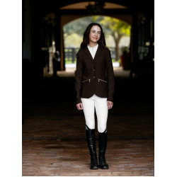 Veste de concours Junior Pro LeMieux Brilliance Espresso Marron