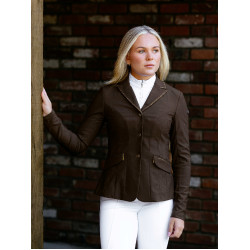 Veste de concours LeMieux Brilliance Diana femme Espresso Marron Veste de concours LeMieux Brilliance Diana femme Espresso Marron