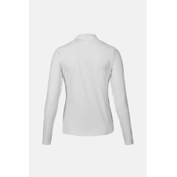 Polo de concours B Vertigo Charlotta femme Blanc / bleu turquoise