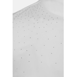 Polo de concours B Vertigo Charlotta femme Blanc / bleu turquoise