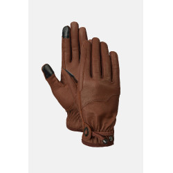 Gants d’équitation Horze western en cuir Dakota Marron Gants d’équitation Horze western en cuir Dakota Marron