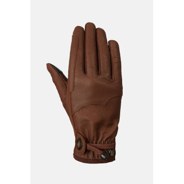 Gants d’équitation Horze western en cuir Dakota Marron Gants d’équitation Horze western en cuir Dakota Marron