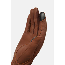 Horze western leren rijhandschoenen Dakota Bruin