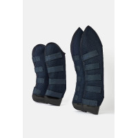 Guêtres de transport Horze 3D Air Mesh Marine odyssey Bleu marine
