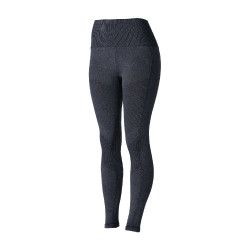 Legging d'équitation Horze sans couture fond intégral silicone Vanessa femme Denim Bleu